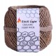 EricX Light 100% Organic Hemp Wick, 200 FT Spool, Well Coated with Beeswax, Standard Size(1.0mm) 